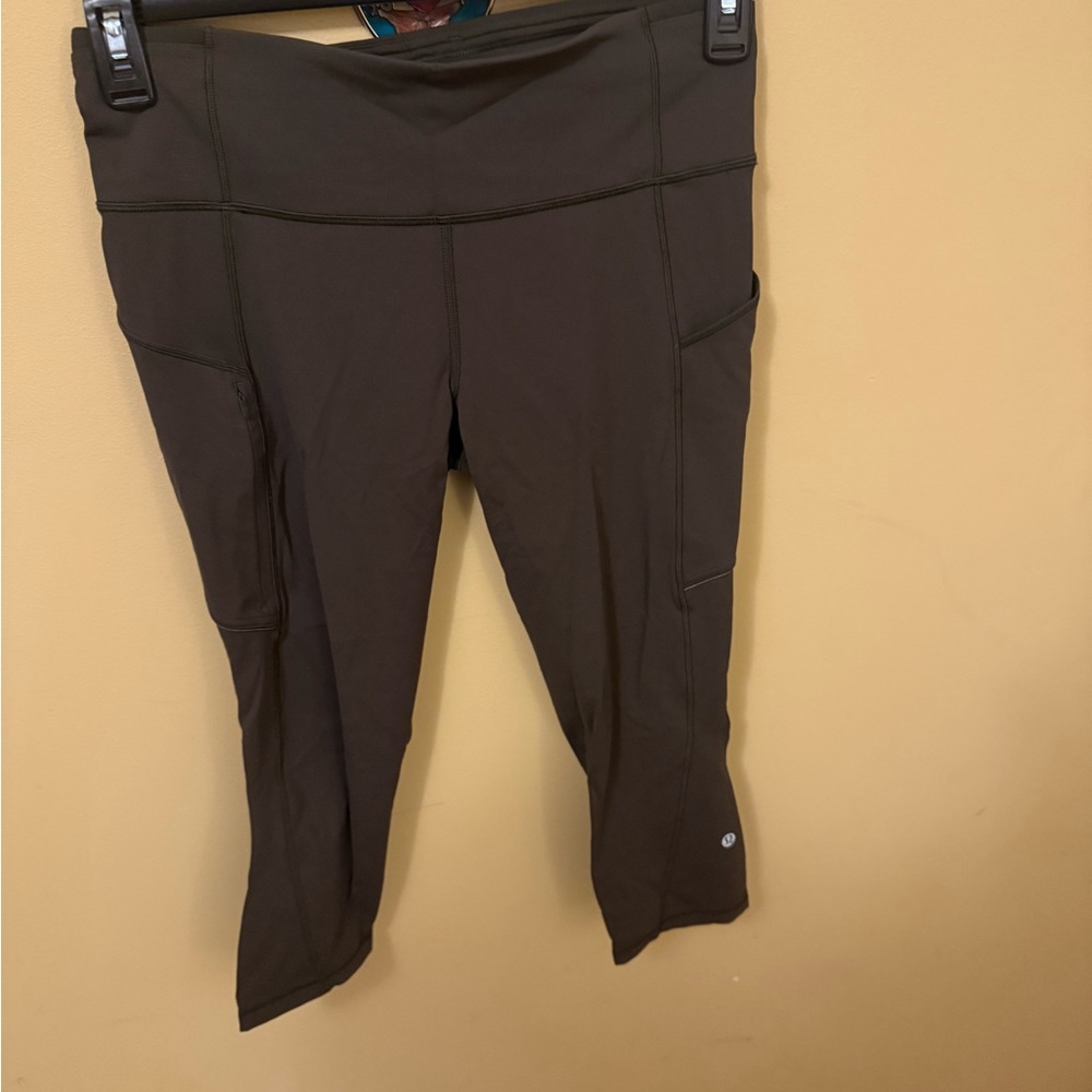 Lululemon Athletica Green Leggings Performance Stretch